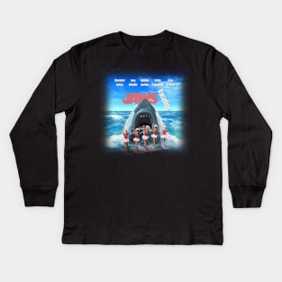 Jaws Vacation! Kids Long Sleeve T-Shirt